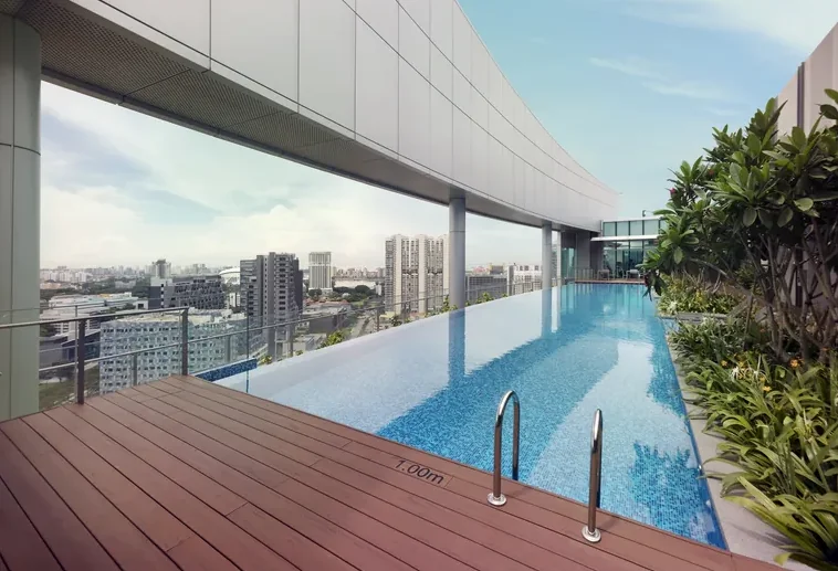 ARC 380 rooftop 25-metre swimming pool with skyline views