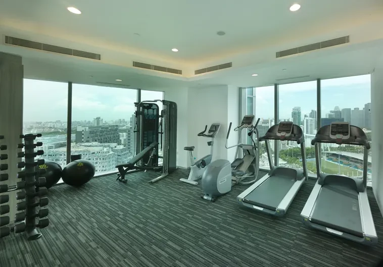 ARC 380 fully equipped rooftop gymnasium